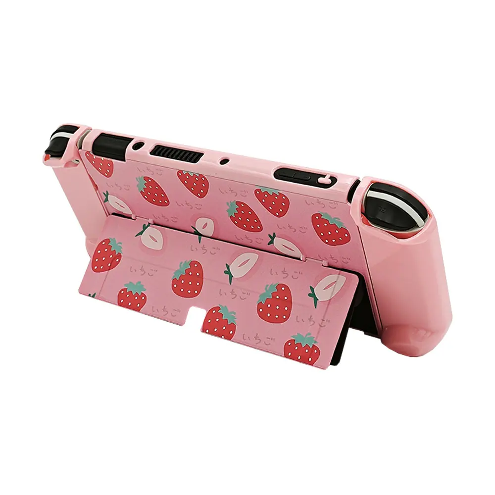 switch OLED草莓壳（配1对草莓帽）
