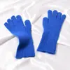 Guantes de lana tejidos ins estilo coreano de moda combinan con todo para mujer de cinco dedos pantalla táctil engrosados cálidos lindos estudiante