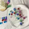 Cabezal de bomba rociadora de aluminio multicor electrochapado para botellas dispensadoras de perfume y cosméticos, accesorios personalizables