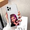 Para iPhone15 Moda Europeia e Americana Desenho à Mão Cartoon Boneca Barbie Princesa Nova Capa de Celular Japonesa e Coreana