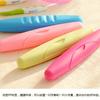 Caja de cepillo de dientes portátil para viaje color caramelo sellada impermeable a prueba de fugas con cerradura con tapa