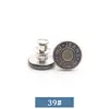 Artefacto ajustador de cintura botón sin clavos 17mm Pantalones de mezclilla cintura Gran Cambio Pequeño desmontable ajustable sin costuras botón de metal