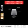 Pantalla con Cabezal de Lámpara Completo, Lámpara de Mesa DIY, Lámpara Colgante con Interruptor, Pantalla Reemplazable, Carcasa de Repuesto, Vidrio Transparente Gris Espesado