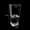 Cubo de Plástico Cuadrado para Flores, Cubo Transparente de Acrílico para Flores, Ramo de Flores Frescas, Cubo Redondo para Arreglos Florales, Suministros para Floristerías, Florales