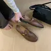 Zapatos Mary Jane con Tira en T de Estilo Retro Francés para Mujer, Zapatos Planos Pequeños de Cuero Versátiles, Novedad Otoño 2026
