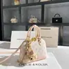 Dropshipping Bolsa Concha Rosa Estampada Luxo Leve 2026 Nova Moda Bolsa de Mão de Alta Qualidade Atacado