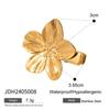 Pinza para el cabello con forma de concha de acero inoxidable transfronteriza, clip dorado para flequillo, tocado de acero inoxidable de alta calidad, pinza para el cabello roto, clip para la parte posterior de la cabeza