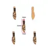 Accesorios para Joyería de Aleación con Goteo de Aceite DIY Colgantes de Mariposa Oscura Murciélago Pendientes Pendientes Pulsera Colgante W508