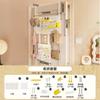 Estante de Almacenamiento de Tablero Perforado para Puerta de Hogar Gancho para Puerta de Dormitorio Hierro Accesorios de Tablero Perforado Estante de Almacenamiento Combinado