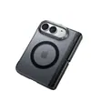 Adecuado para la Funda para Teléfono Plegable iPhone Duo de Apple, Soporte de Eje Central con Anillo Magnético y Bisagra de Resorte, Funda Protectora de Apple