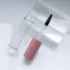 Tubo Redondo de 7ml para Lama Labial, Tubo para Gloss Labial, Pincel Delineador de Cabeça Plana, Tubo para Corretivo, Frasco com Cabeça de Pincel para Gloss Labial de Maquiagem Moldado por Injeção