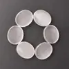 Soporte para teléfono móvil de piedra natural dos lados planos 25*30mm gema ovalada de cristal adornos de joyería diy venta caliente transfronteriza