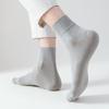 Calcetines para Hombre, Calcetines Cortos, Calcetines de Algodón de Color Sólido a la Mitad de la Pantorrilla, Simples y Versátiles, Transpirables, Calcetines Finos de Vestir, Calcetines Cortos Formales