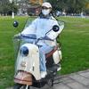 Novo Para-brisa Dobrável para Veículo Elétrico, Capa Protetora Impermeável, Para-brisa para Motocicleta com Bateria, Transparente, Universal para Todas as Estações