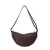 Bolsa Grande para Empanadas para Mujer 2026 Nuevo Otoño e Invierno Ligera Bolso Cruzado Bolso de Lona para Viajes Diarios Bolso Casual de Media Luna