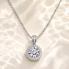 Suministro para transmisión en vivo de TikTok: Anillos de moissanita color H para mujer, plata de ley, un quilate, varios estilos, engaste de seis garras, venta al por mayor directamente del fabricante