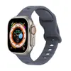 Adecuado para Apple Watch Hebilla de Mariposa con Diamantes Correa de Silicona Hebilla de Bucle Generación S1-10 Correa Deportiva