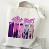 Bolso de Hombro Versátil Diario para Estudiante con Estampado de Dibujos Animados Anime Moda Transfronteriza Bolso de Lona Portátil de Gran Capacidad