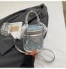 Bolso Cilíndrico Minimalista de Alta Gama 2025 Nuevo Bolso de Hombro Cruzado Versátil Bolso Cubo Elegante Tendencia