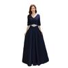 Ropa de Actuación Coral para Mujer Vestido de Noche Elegante Largo Anfitrión Ropa de Coro 2025 Nuevo Ajuste Entallado