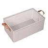 Cesta de Almacenamiento Plegable de Terciopelo Lavable con Estructura de Acero, Apilable, Adecuada para Dropshipping