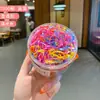 Lindo Set de Gomas para el Cabello para Niños que No Dañan el Cabello, Bandas Elásticas de Alta Elasticidad para Niñas y Bebés, Cuerdas Pequeñas para el Cabello del Tamaño de un Pulgar