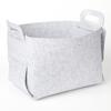 Cesta de Almacenamiento de Fieltro Transfronteriza para Snacks y Juguetes del Hogar, Logo Personalizable, Cesta de Almacenamiento Miscelánea, Bolsa de Almacenamiento Plegable Portátil