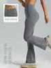 Pantalones de yoga acampanados de cintura alta para mujer, pantalones deportivos de fitness adelgazantes y que levantan el trasero, pantalones de campana elásticos y transpirables
