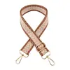 Acessório de Bolsa Jacquard Colorido de Novo Estilo Transfronteiriço Dupla Face Alça Larga para Ombro Alça para Pendurar Bolsa de Ombro Única Transversal Alça Lanyard para Garrafa de Água