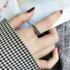 Anillo de Flor de Rosa con Baño de Plata Tailandesa Vintage Moda Simple Estilo Ins Europeo y Americano Lujo Ligero Gama Alta Diseño de Nicho Anillo para el Dedo