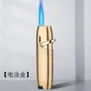 Isqueiro Mini à Prova de Vento Criativo com Logotipo a Laser Isqueiro à Prova de Vento Publicitário Isqueiro de Jato Direto com Braço Basculante Modelo Novo