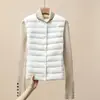 Chaleco Ligero de Algodón 518 para Mujer para Otoño e Invierno, Chaleco Interior de Línea Recta, Estilo Corto, Ropa Interior, Ajustado, Protector de Espalda Cálido