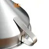 Funil para Venda por Atacado Doméstico de Aço Inoxidável 304 de Grande Diâmetro Filtro de Cozinha Funil para Despejar Óleo Grande Pendurado Vinho Uva para Vinho