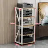 Estante amplificador multicapa doméstico espaciado ajustable soporte máquina de vesícula biliar móvil gabinete HIFI pie de altavoz audio estante