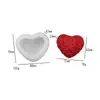 Molde de Mousse Amor Dia dos Namorados Bolo DIY Assar Molde de Silicone Chocolate Sobremesa em Formato de Coração