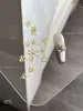 Acessórios para Unhas Rebite de Arco de Liga Celebridade da Internet Luxo Leve Dourado e Prateado Borboleta Oca Acessórios Tridimensionais para Unhas Venda por Atacado