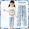 Pijama Nuevo para Niñas 2025 Primavera y Otoño Manga Larga Lindo Estilo de Dibujos Animados Japoneses Conjunto de Ropa para el Hogar para Niños Mayores Venta al por Mayor