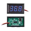 Display LED de 0,56 polegadas, Três Dígitos, Fio Duplo, Alta Precisão, Cabeça Voltimétrica de Alta Tensão DC 5-120V DC