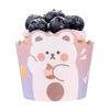Copo de papel de filme de cupcake de bolo de formato médio Chiffon Cartoon Mafen Cup 50