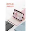 Adecuado para Funda de Teclado de Cuero para Tableta Huawei Matepad11.5 Estuche con Ranura para Lápiz Xiaomi 7Pro Teclado de Teclas Redondas