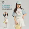 Conjunto de Verano 2026 para Niñas YOJIA Nueva Moda Dulce Ropa Infantil Falda de Manga Corta para Niñas Conjunto de Verano para Niños