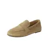 Mocassins Estilo Britânico Retrô Feminino 2026 Outono Novidade Slip-on Solado Macio Confortável Casual Sapatos Únicos Sapatos de Dirigir