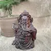 Adornos tallados en madera de agarwood Dara Gan de Guan Gong, Adornos de mano, Regalos decorativos, Dioses marciales de la riqueza, Adornos de escritorio