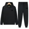 Conjunto de Dos Piezas de Sudaderas con Capucha de Manga Larga y Pantalones Deportivos Casuales para Hombre y Mujer, Transfronterizo para Primavera y Otoño, Amazon Europeo y Americano