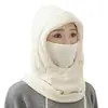 Gorro de Ciclismo de Invierno para Exteriores, Resistente al Viento y al Frío para Esquí, Protección Cálida para el Cuello Gruesa y Forrada de Polar, Gorro Máscara de Polar