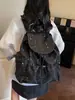 Mochila de Estilo Coreano con Lunares Retro de Alto Valor Estilo Nicho Nuevo Estilo Estilo Perezoso Estampado Diaria para Estudiante Chica Mochila Pequeña