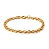 Pulseira Hiphop de Aço Inoxidável Dourada Cruz O-Chain Pulseira Moderna de Marca Hip-Hop Combina com Tudo Acessórios de Pulseira de Aço Titânio para Homens e Mulheres
