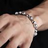 Pulseira Masculina Vidro Crack Design Distintivo Hip-Hop Acessórios All-Match de Alto Nível Moda Feminina Nicho Verão Joias Simples