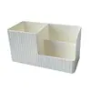 Caja de Almacenamiento para Cosméticos, Tocador de Escritorio, Organizador de Compartimentos para Mascarillas de Cuidado de la Piel, Tubo de Almacenamiento Simple Multifuncional, A Prueba de Polvo