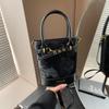 Bolso de Cubo Portátil para Mujer Estilo Coreano Primavera Nuevo Moda de Alta Gama Combinable Bolso de Hombro 2025 Diseño Nicho Bolso para Mujer
